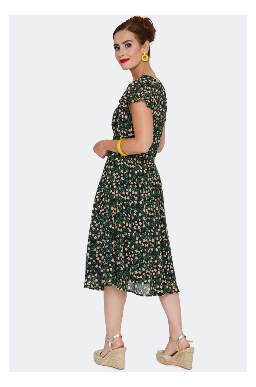 Robe fleurie legere retro