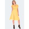Robe retro moutarde