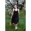 Robe pin-up noire broderie anglaise