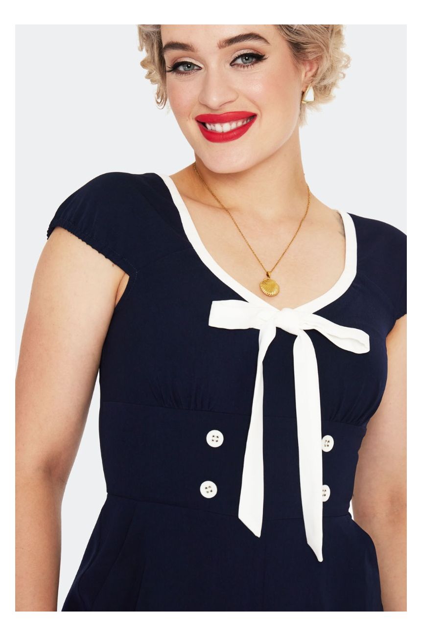 Combishort marin pin-up 