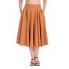 Jupe swing marron clair