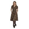 Robe chemise léopard Banned retro