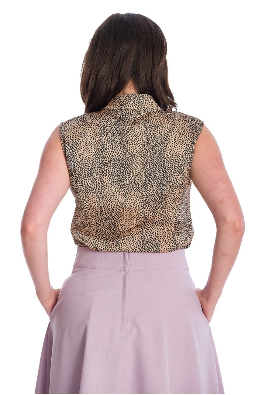Chemise léopard femme