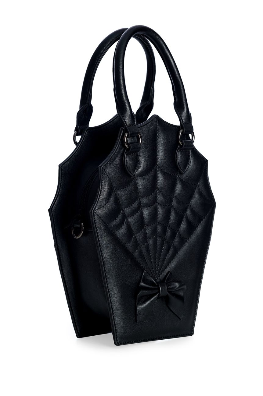 Sac a main rockabilly gothique noir
