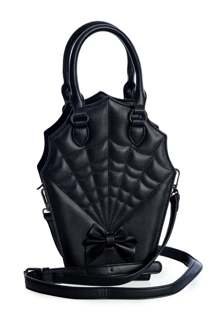 Sac a main rockabilly gothique noir