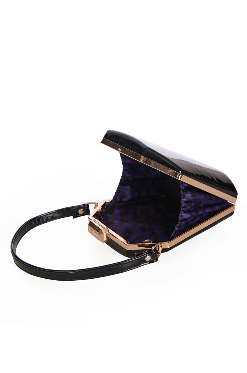 Sac à main retro vernis