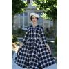 Robe chemise vintage tartan
