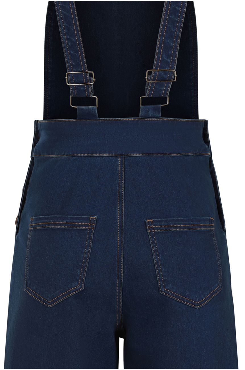 Salopette jean retro femme