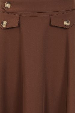 Jupe marron retro