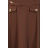 Jupe marron retro