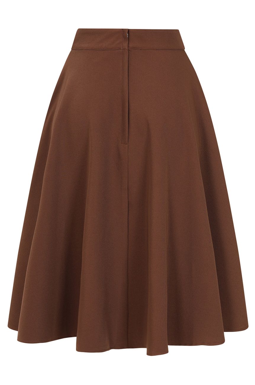 Jupe marron vintage