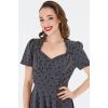 Robe grise à pois Voodoo Vixen