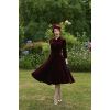 Robe annee 40 en velours