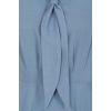Robe vintage bleu ciel noeud lavalliere corsage ajuste midi pin-up retro