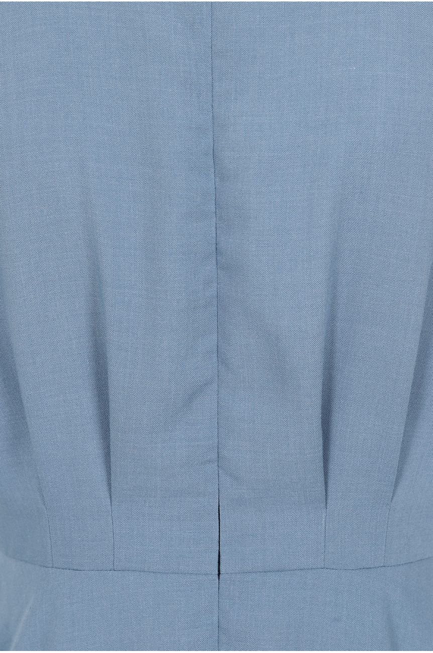 Robe pin-up bleu ciel coupe vintage années 50