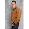Veste car club jacket ocre broderie Popeye gear head eating spinach burning rubber retro