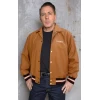 Dos veste college ocre broderie Popeye Gear Head eclairs lettres chenille Rumble59 vintage