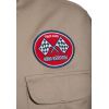 Chemise garage a patch beige