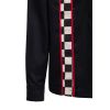 Workshirt noire Kerosin Racing Team damier rouge patch custom motorsport vintage homme