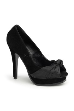 Chaussure pin up couture Pleasure 05 noire