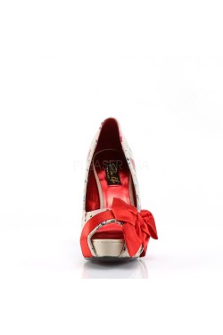 Chaussure pinup couture bettie 13 beige