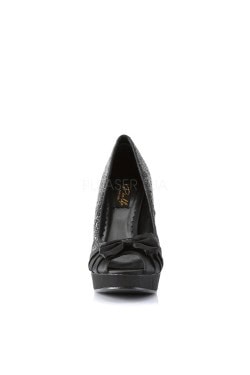 Escarpins a paillettes noires