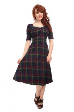 Robe a carreaux vintage